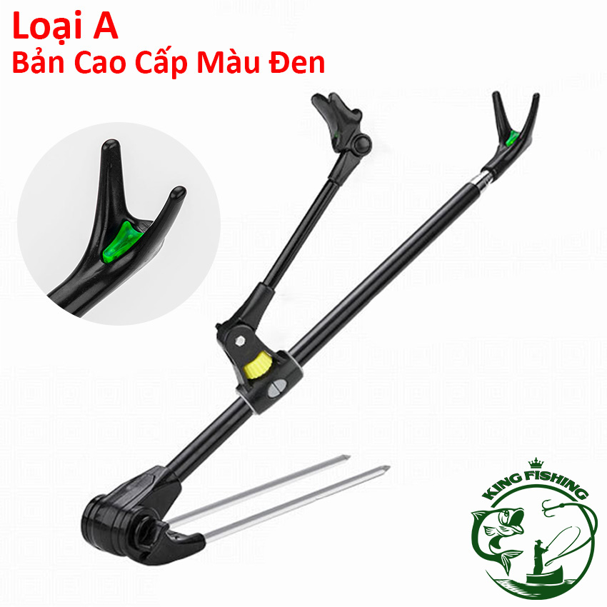 Chống Cần Câu Đài Câu Đơn Cao Cấp KingFishing KF-37, Gác Cần Câu Đài Câu Tay Loại Tốt Bền Đẹp Nhiều Mẫu Mã Và Kích Thước Lựa Chọn