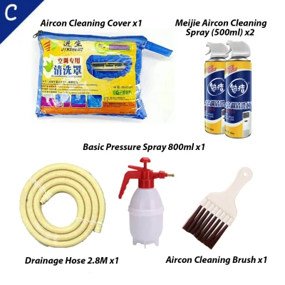AIRCON CLEANER AIR CON CLEANING KIT Air Conditioner Cleaning Kit Tool DIY Servicing (4)