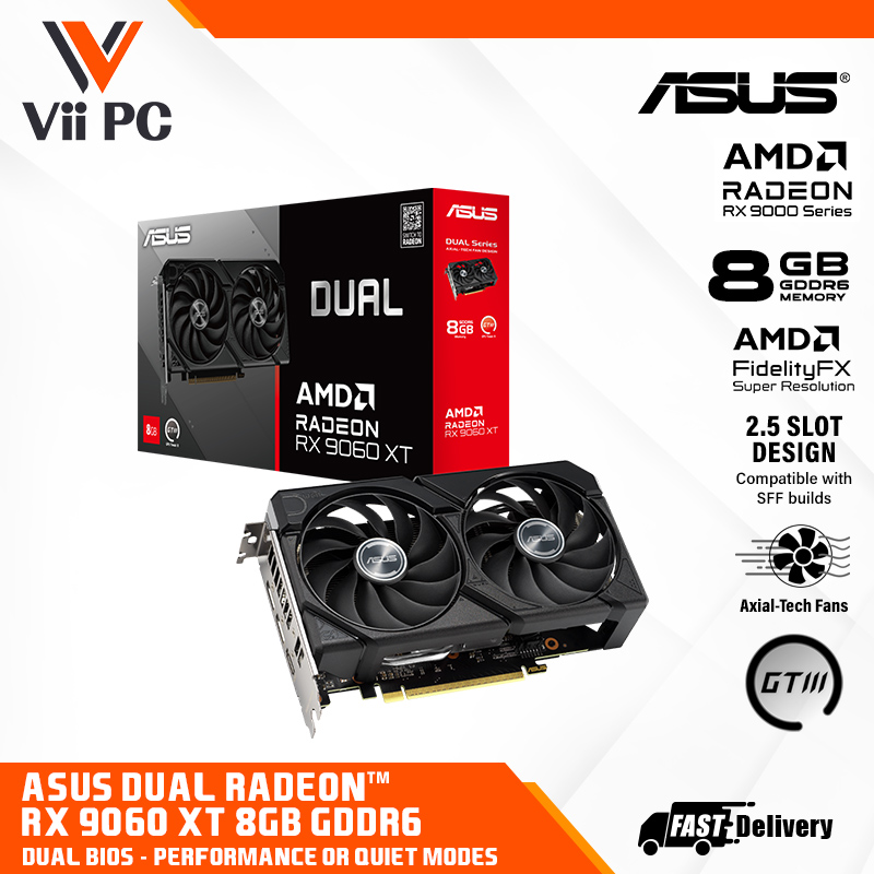 ASUS Prime Radeon RX 9060 XT / 9060XT / 9060 XT 8GB OR 16GB GDDR6