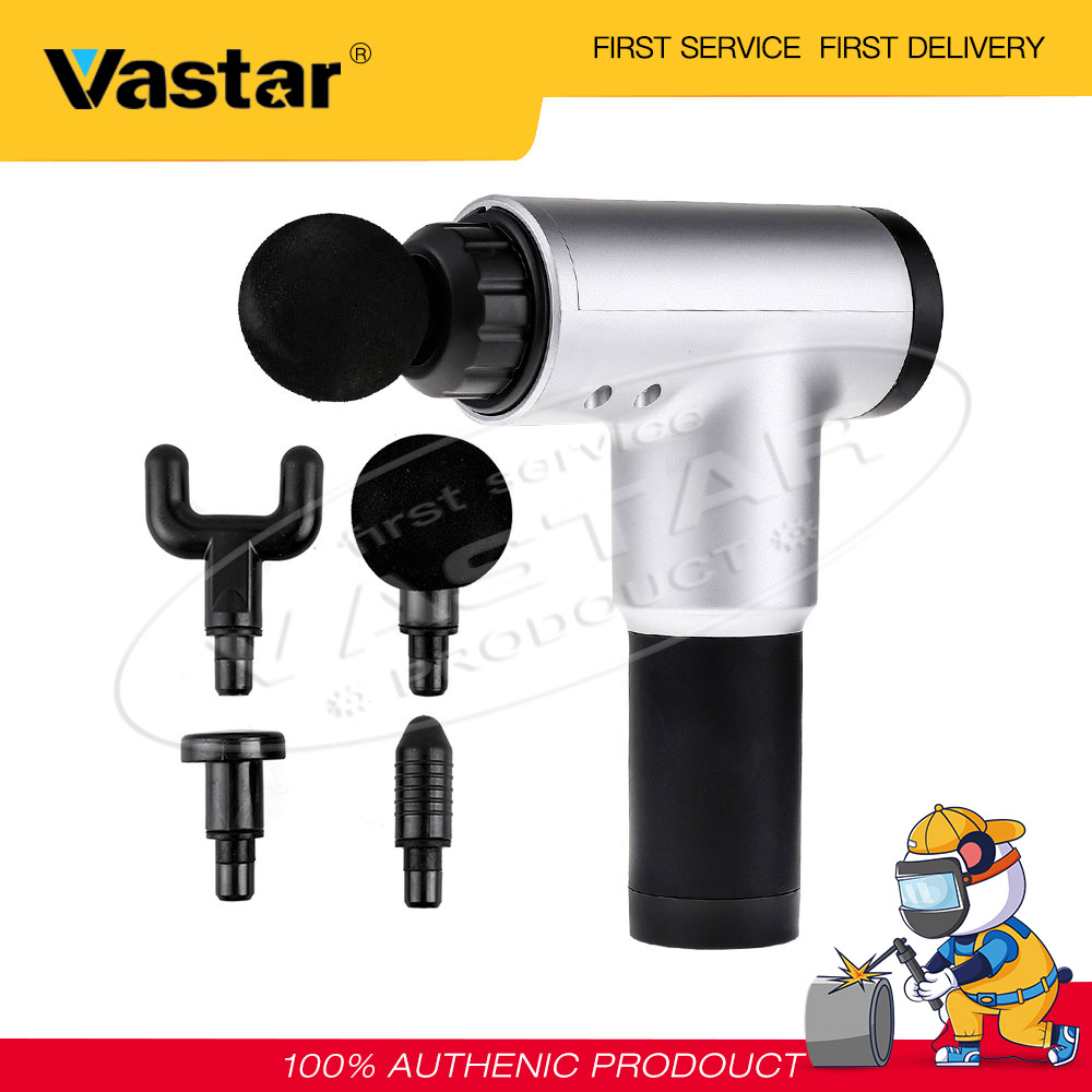 Mát Xa Cơ Bắp Cầm Tay Vastar Mẫu Màn Hình Cảm Ứng 2020 Mới Phích Cắm 3Pin Miễn Phí Của Anh (Màn Hình Đơn 6 Khối)