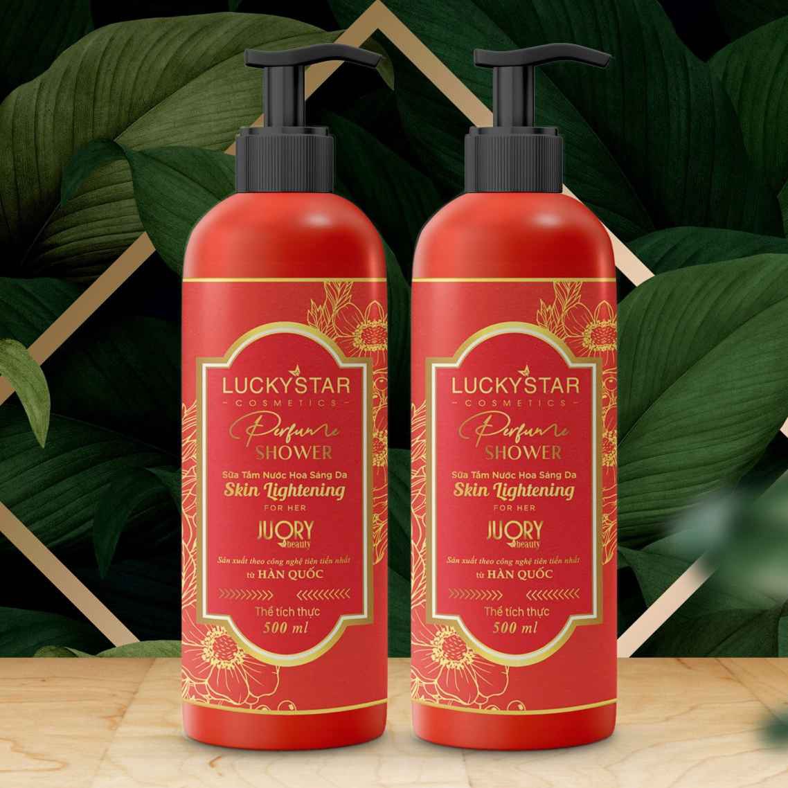 Sữa tắm nước hoa hoàng gia cao cấp 500ml - lucky star