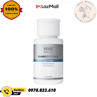 Dung dịch tẩy da chết, ngừa mụn chứa BHA Obagi Clenziderm MD Pore Therapy 148ml - BBon Beauty Chính hãng