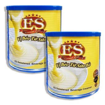 Combo 2 Sữa đặc Creamer ES có đường 1KG Malaysia (Nắp Xanh)