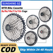 SUNSHINE MTB Cogs: 8-12 Speed Bike Sprocket - Various