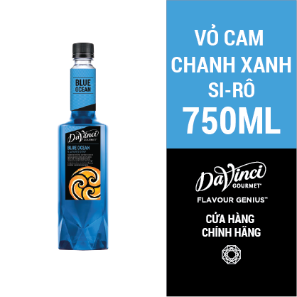 Siro Blue Ocean Blue Ocean Syrup - Siro Vỏ Cam Chanh DaVinci Gourmet 750ml