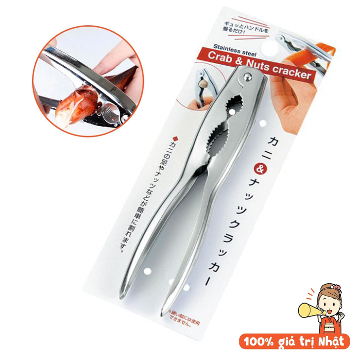 Kẹp càng cua ghẹ Echo Nhật Bản inox cứng cấp