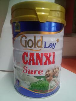 Sữa bột GOLDLAY CANXI SURE chống loãng xương, giúp xương chắc khỏe 900g
