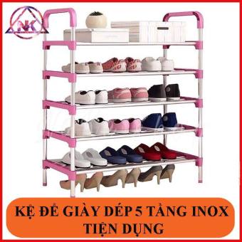 Kệ Để Giày Dép 5 Tầng Inox Hàn Quốc Phong Cách, Kệ giầy dép