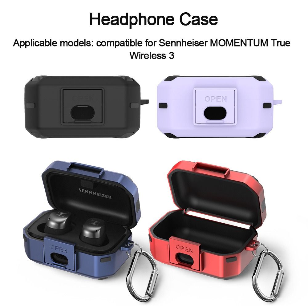 Geekria Silicone Case Cover Compatible with Sennheiser Momentum 3 True