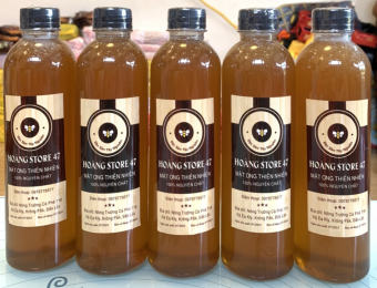 Mật Ong Rừng Tây Nguyên 2 Lít = 4 chai 500ml (thương hiệu HOANG STORE ) - Loại cao cấp dùng tốt cho sức khỏe