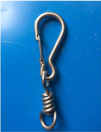 Khóa cổ chó inox 304, móc khóa inox