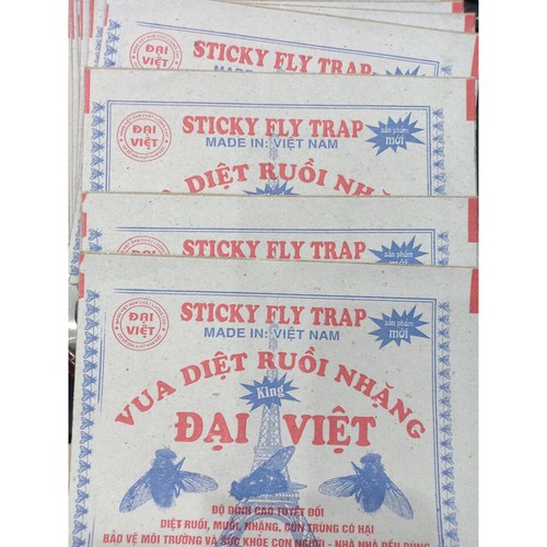 10 tấm keo dính ruồi - độ dính cao không độc hại