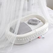 DenTheLion Baby Nest with Blanket & Pillow - Portable Crib