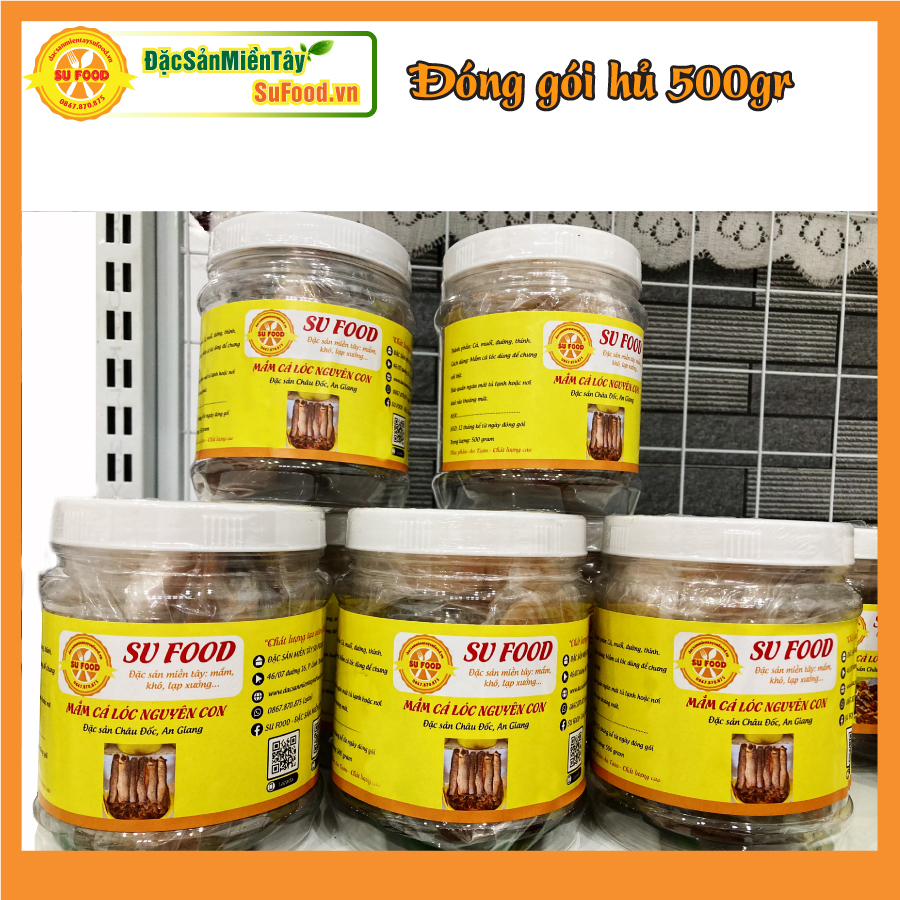 Mắm Cá Lóc Nguyên Con châu đốc loại 1 Sufood 500gr