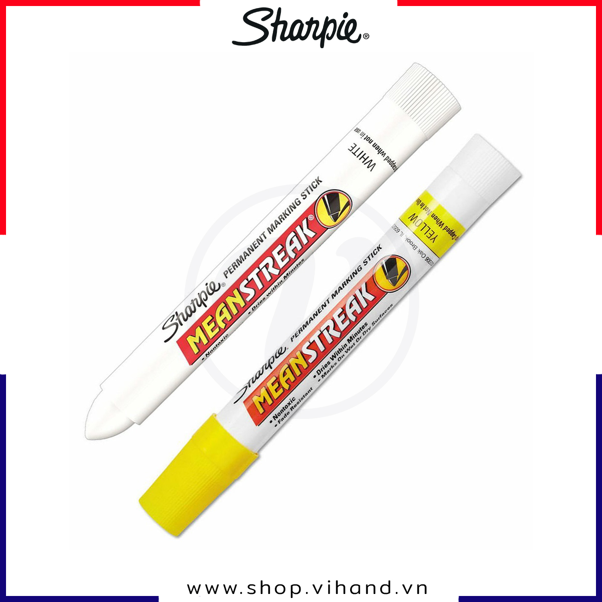 Bút đánh dấu công nghiệp không phai ngòi sáp Sharpie Mean Streak - Ngòi 2.0mm