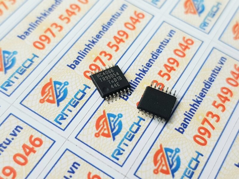 Hc4066 sn74hc4066pwr 74hc4066pw tssop14 ic chuyển kênh tương tự