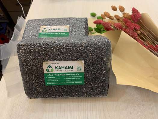 [Hữu cơ]- Gạo lứt tím thảo dược Kahami - 2kg