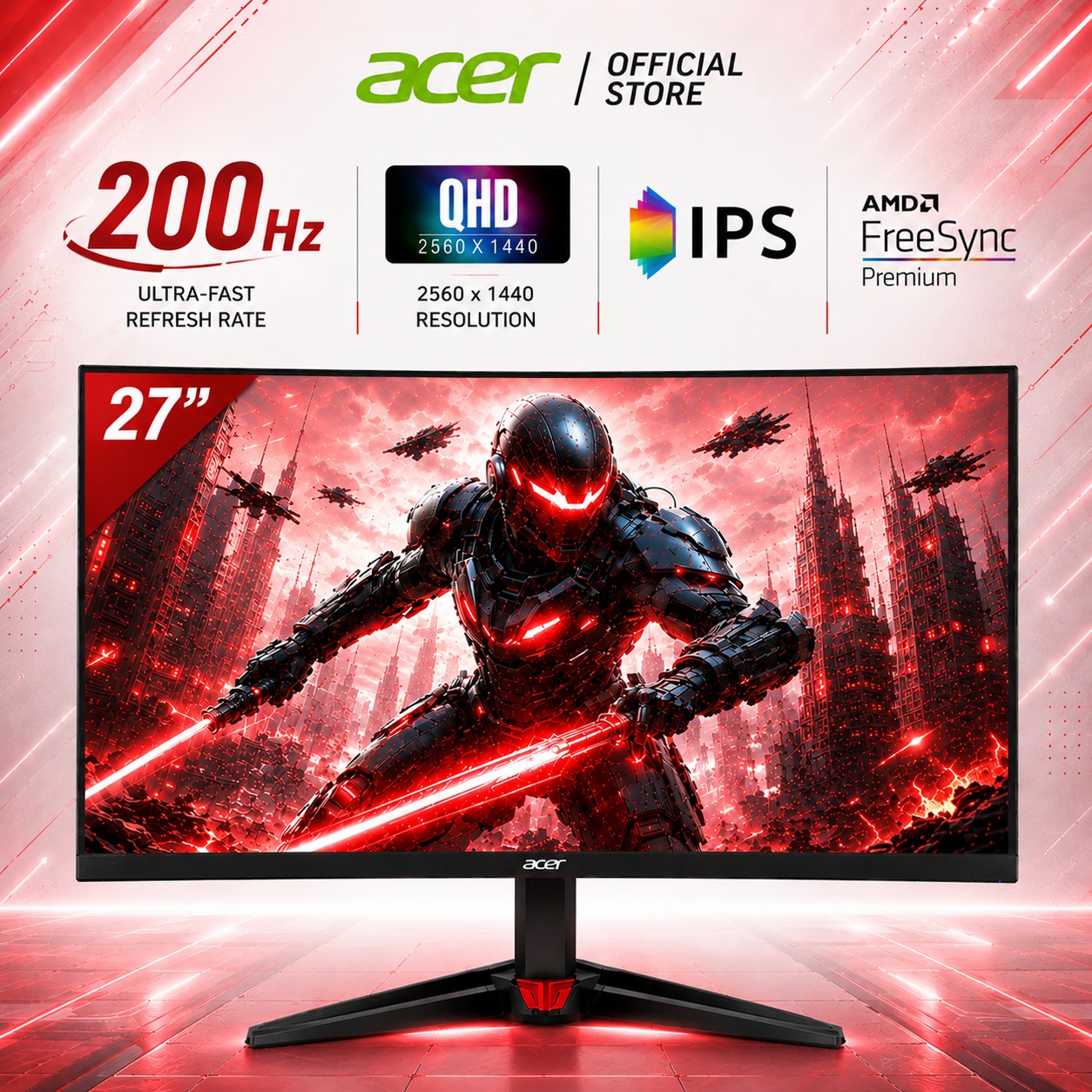 New 300Hz Refresh Rate] Acer Nitro VG250Q F 24.5-Inch FHD IPS