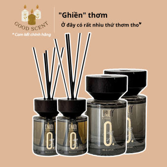 Tinh dầu khuếch tán thơm phòng thư giãn mùi gỗ đàn hương, nước hoa phòng khử mùi lọ thơm trang trí decor Ghiền Thơm