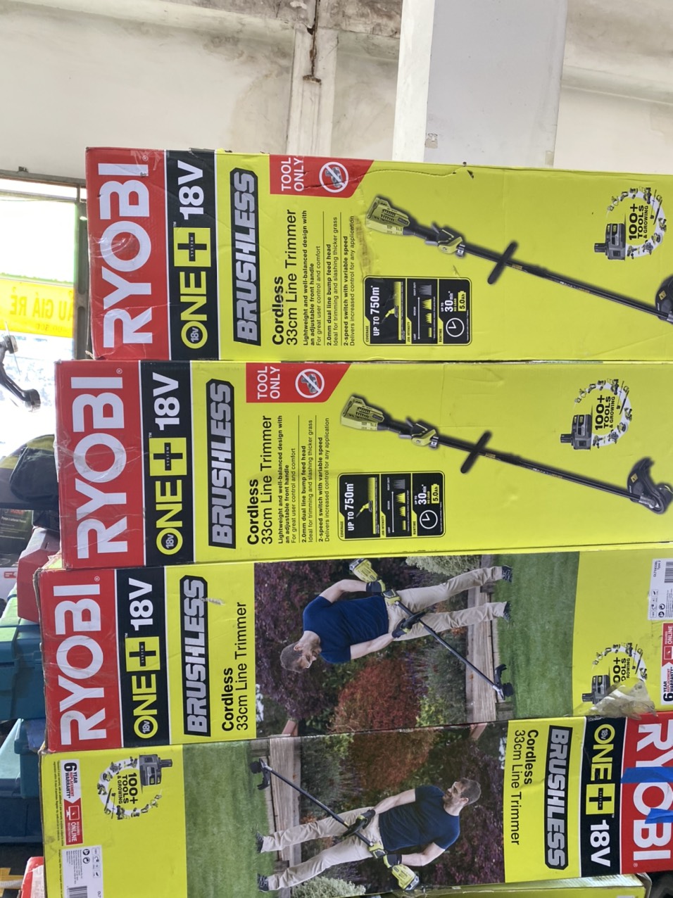 Thân máy cắt cỏ ryobi 18v brushless olt1833bl