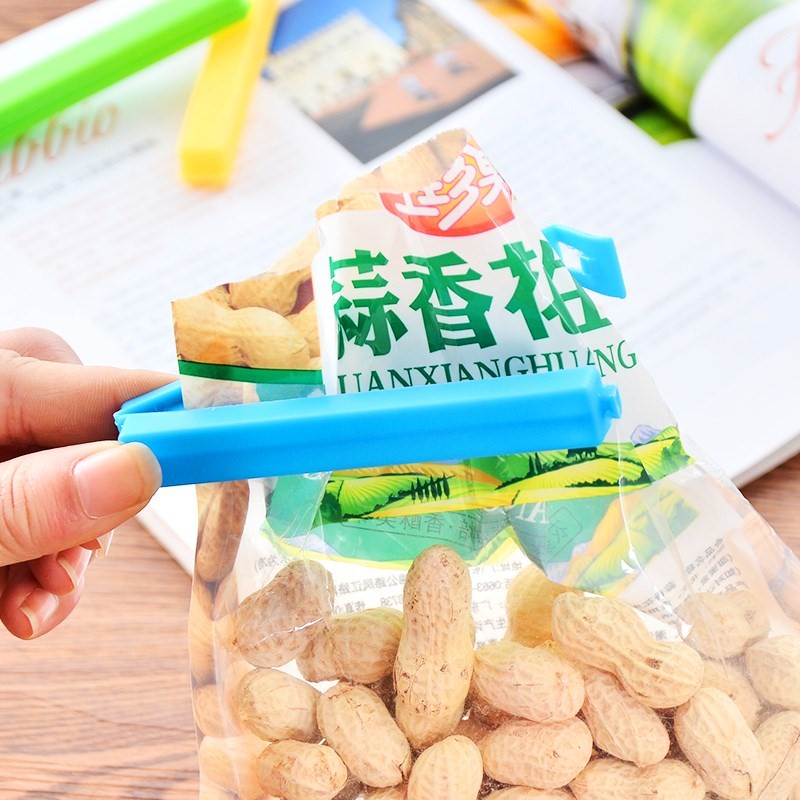 Combo 12 kẹp miệng túi bảo quản thực phẩm thức ăn - dụng cụ kẹp miệng túi bảo vệ thực phẩm tiện lợi
