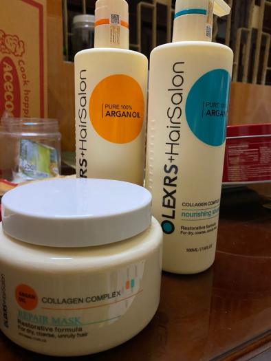 Kem Hấp Ủ Tóc Olexrs Collagen Anh 500ml - Phục Hồi Tóc, Chống Gãy Rụng, Tóc Nhuộm