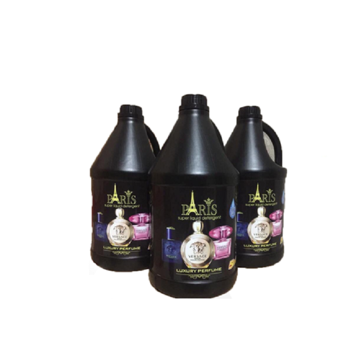 Nước giặt xả 5 trong 1 hương nước hoa paris 3,6 lít 1 can