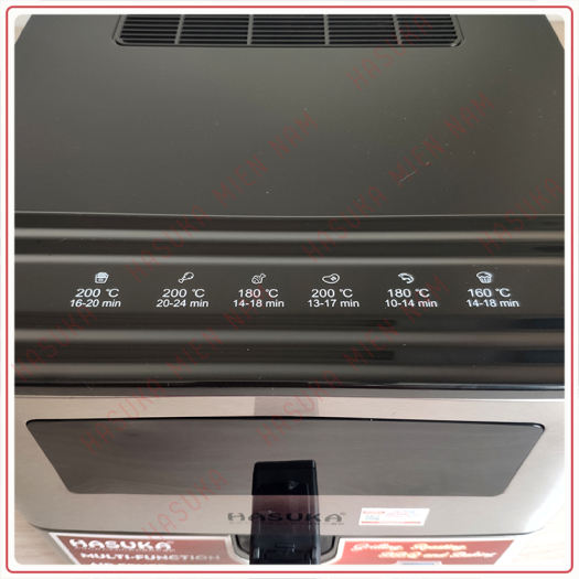Nồi chiên không dầu Hasuka HSK-399 dung tích lớn 8 lít màn hình led điều khiển cảm ứng nhiều chế độ cài đặt sẵn dễ sử dụng