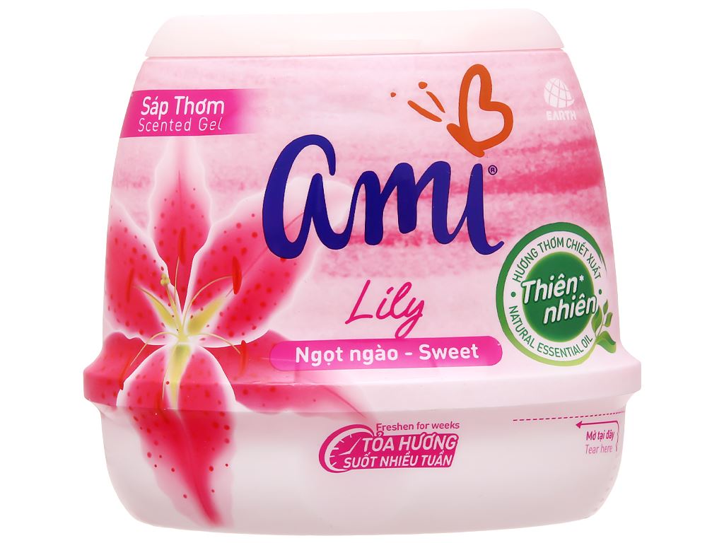 Sáp Thơm Ami Lily 200gram hương hoa thiên nhiên giá siêu mềm sáp thơm
