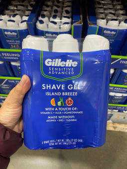 Gel cạo râu Gillette Sensitive Plus Shave Gel - EDS Mart