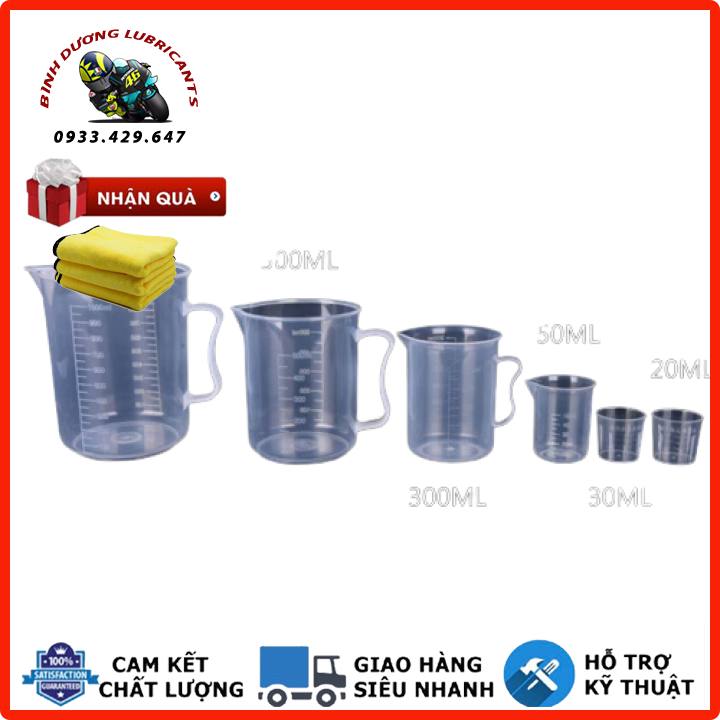 Ca Đong Ca Chia Vạch Dùng Đo Định Lượng Thay Nhớt Xe Gắn Máy 100ml 250ml 500ml 1000ml⛽️BÌNH DƯƠNG LUBRICANTS⛽️