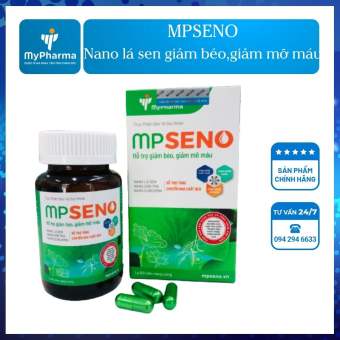 MPSENO: Nano l&aacute; sen &ndash; Giảm b&eacute;o to&agrave;n th&acirc;n, giảm c&acirc;n, giảm mỡ m&aacute;u (lọ 60 vi&ecirc;n)