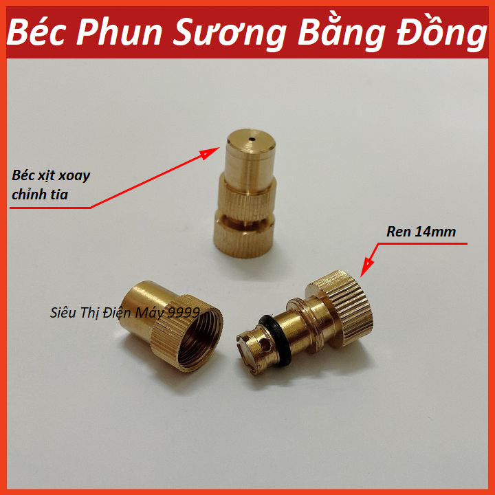 Béc phun sương bằng đồng