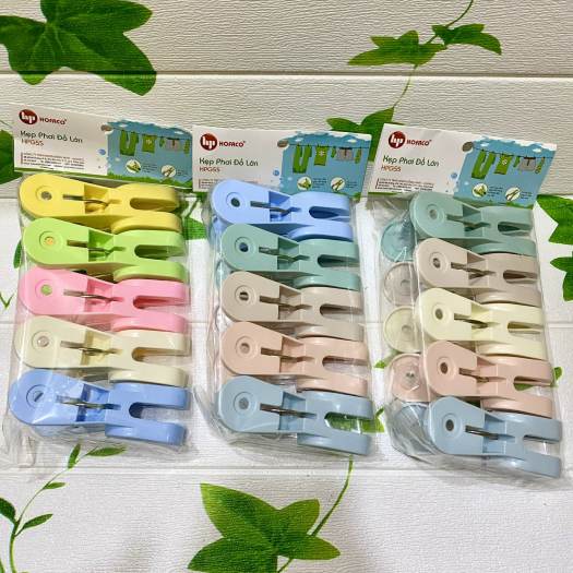 Kẹp quần áo bằng nhựa cao cấp – Kẹp phơi đồ lớn HPG55 – Kẹp phơi khăn ...