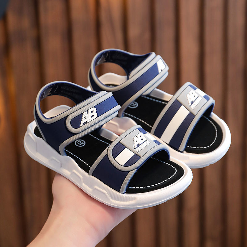Giày dép Sandal Xăng đan cao su mùa hè mềm êm chân cho bé trai từ 1 - 13 tuổi ABC Fashion