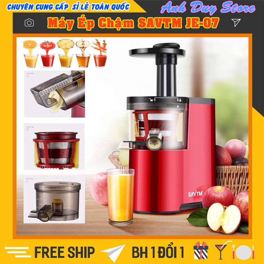 Máy ép chậm SKG - Máy ép trái cây rau củ tốc độ chậm lọc sạch bã tới 99%, thiết kế sang trọng, inox 304 không gỉ