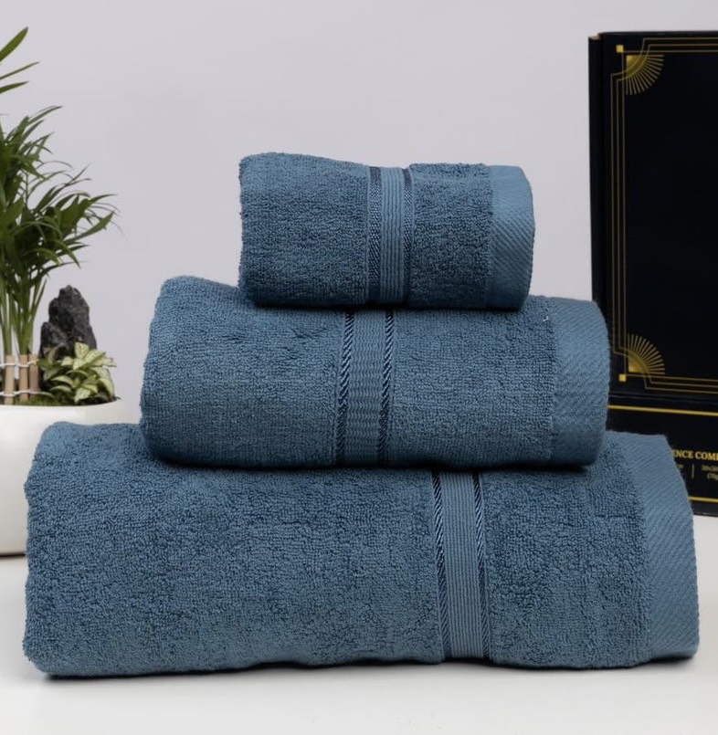 Khăn tắm cao cấp đủ kích cỡ, đủ màu , combo 3 khăn tắm gội mặt cao cấp 100% cotton siêu thấm hút