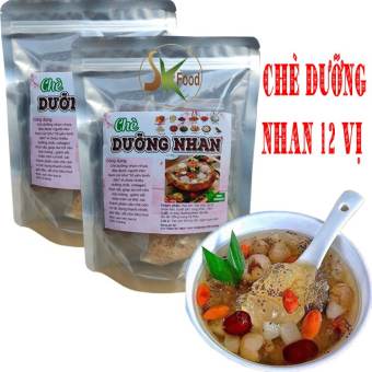 [Combo 2 set] Chè dưỡng nhan tuyết yến 12 vị bịch 400g nấu được khoảng 10 chai / bịch