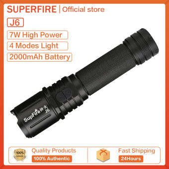 Đèn Pin Supfire J6 Chống Nước Mini Đèn Pin LED Ngoài Trời