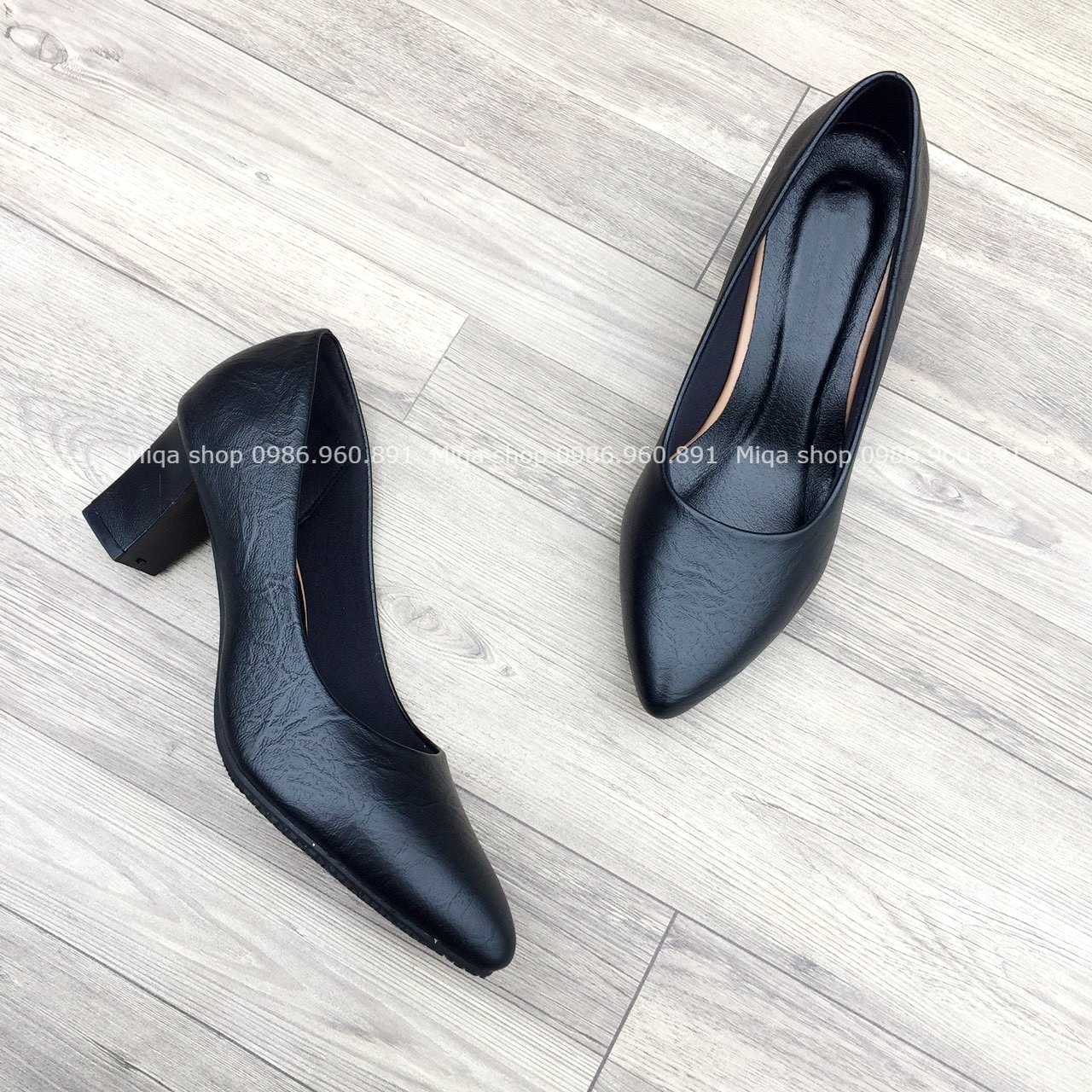 Ảnh thật - Giày cao gót 5cm,7cm da sần - Giày cao gót công sở êm bền đẹp - Made in Vietnam