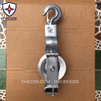 Puly nhôm kéo dây cáp điện 120x60mm