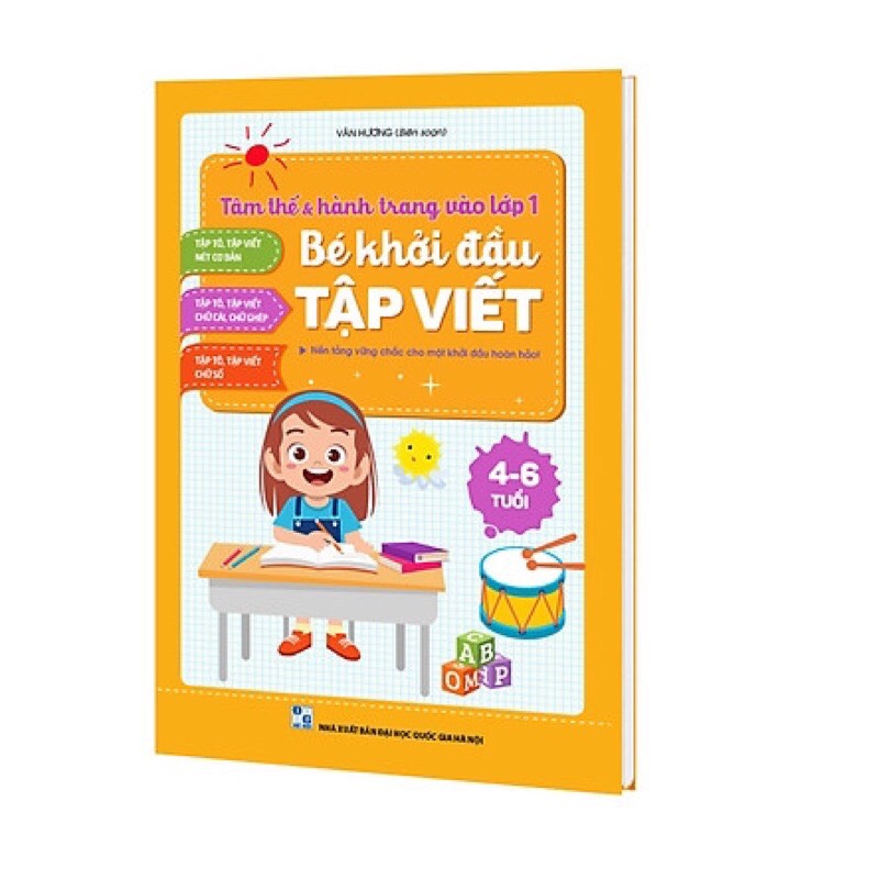 Vở tập viết tập tô chữ cho bé 4 - 6 tuổi