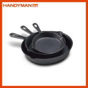 Oster Cast Iron Frying Pan 3-pc. set HQ57-8