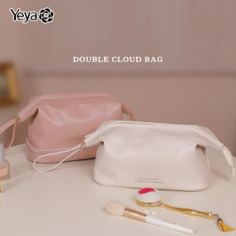 YEYA Túi Đựng Mỹ Phẩm Cầm Tay Đôi, Dung Tích Lớn, Túi Đựng Đồ Du Lịch Cầm Tay, Túi Giặt