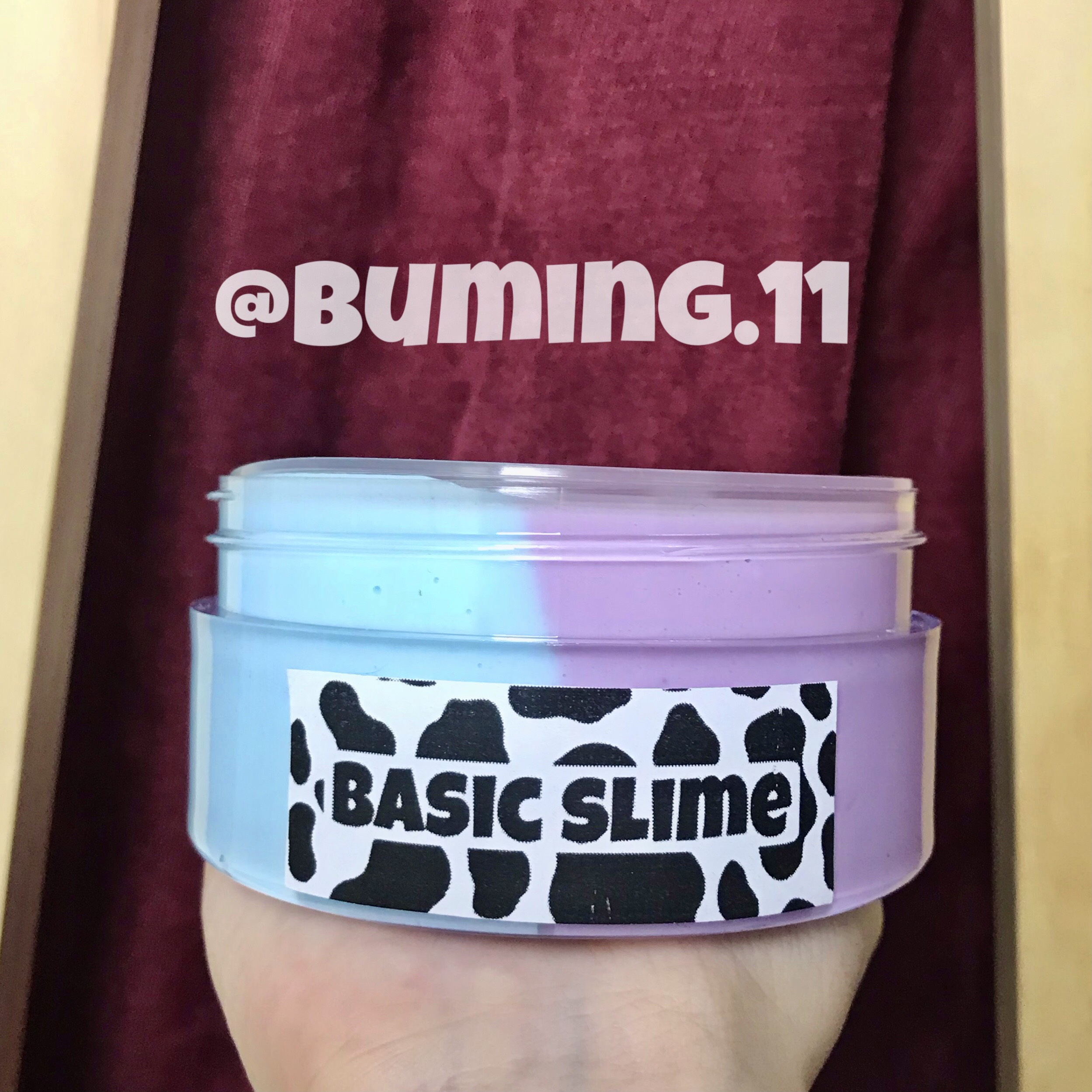 Slime Basic Kẹo Nho Hộp Mica