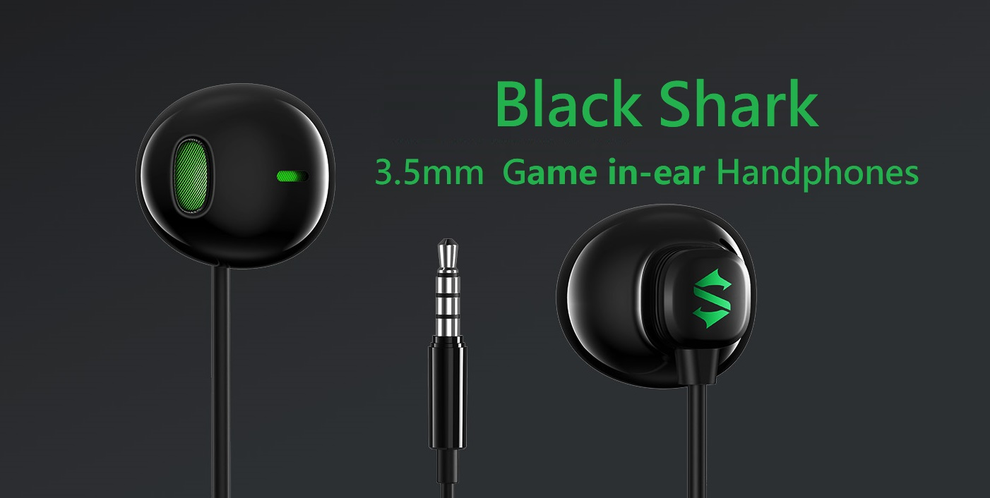 earphone black shark