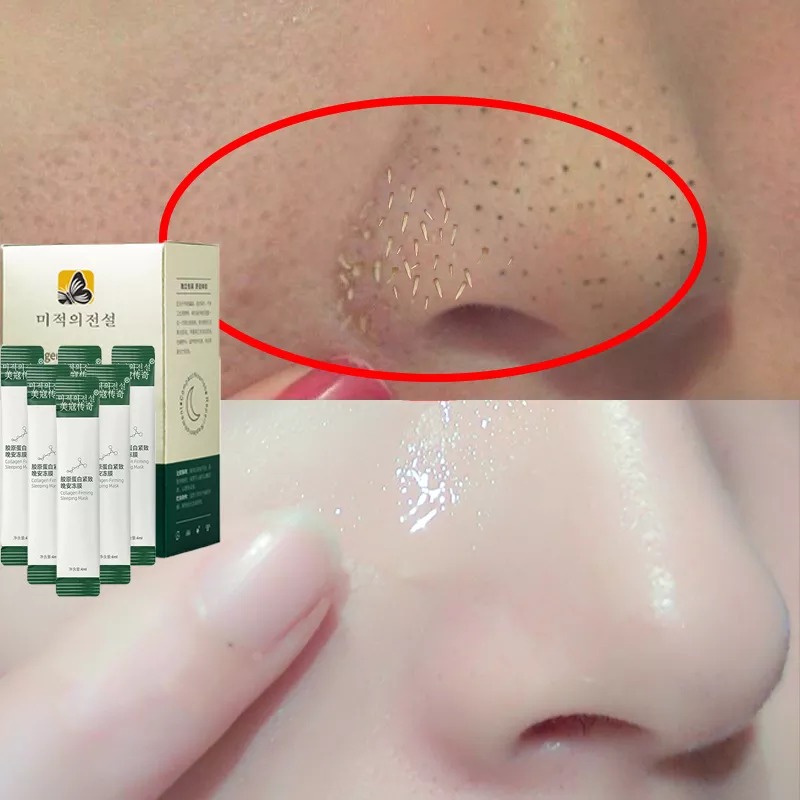 Mặt nạ ngủ có thể được hấp thụ hoàn toàn bởi da, Collagen mặt nạ thạch ngủ ngon làm săn chắc da, Dưỡng ẩm cấp nước, thu nhỏ lỗ chân lông, mặt nạ cho người lười, dưỡng ẩm trong khi ngủ