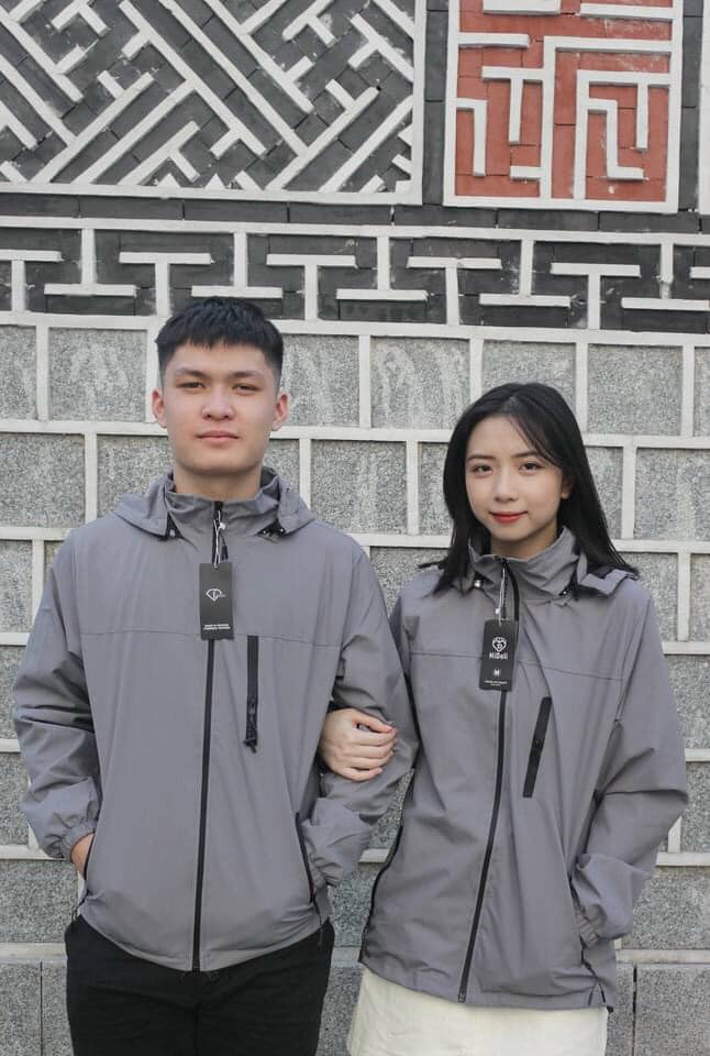 Áo khoác gió nam nữ 2 lớp lót lưới cao cấp chống nước, chống nắng , cản gió 4 màu cơ bản full size