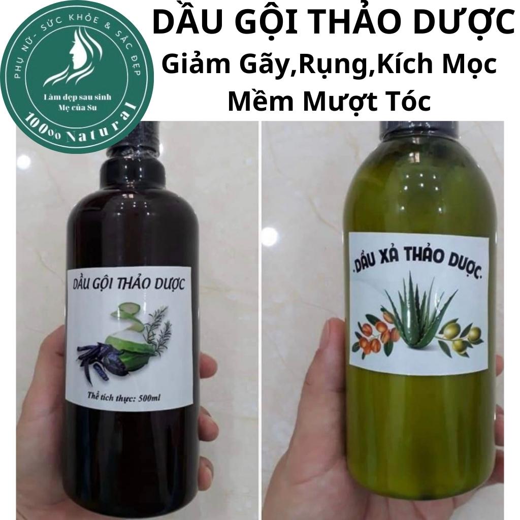 Dầu gội thảo dược Dầu gội thiên nhiên cô đặc chai lớn 500ml