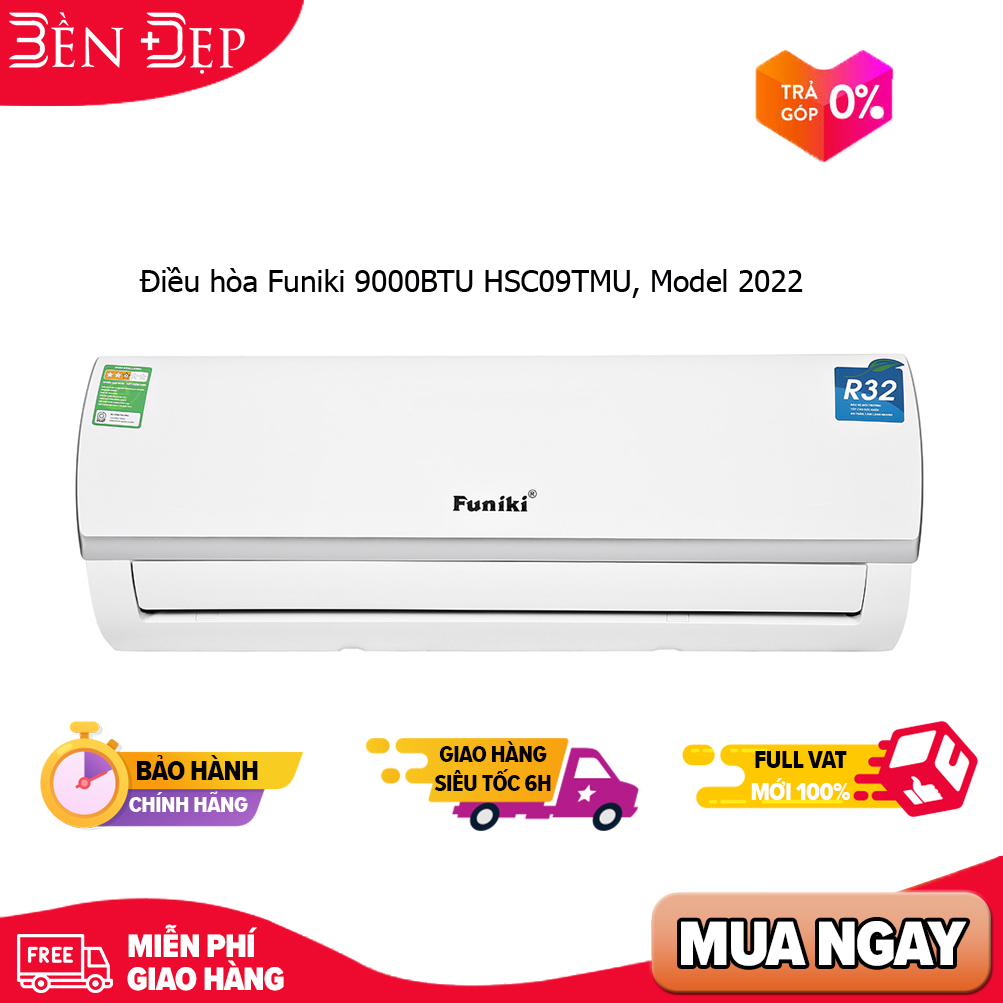 Điều hòa Funiki 9000BTU 1HP 1 chiều HSC09TMU Giao hàng 2h Giá áp dụng giao nội thành HN&HCM các tỉnh liên hệ shop